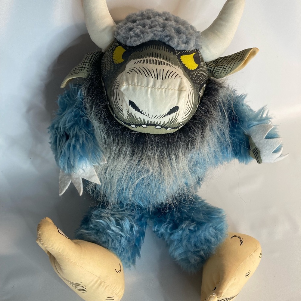 Vtg 1963 Bernard 12” Maurice Sendak Plush Where the Wild Things Are Rare Puppet